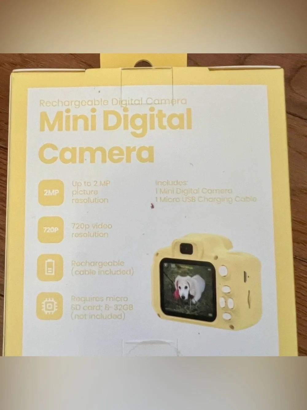 🔵 Final Call. Mini Digital Camera in Yellow. Takes real pictures. Price Firm.
